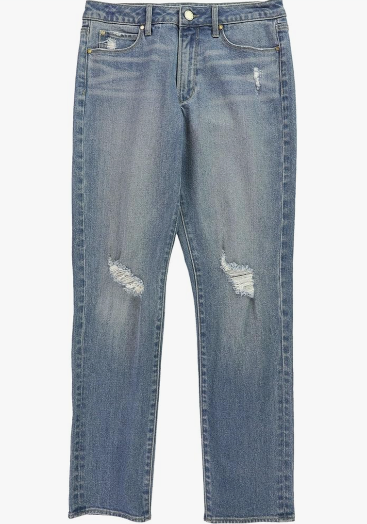 Articles of Society Womens Classics Straight Leg Jeans, Blue, 26