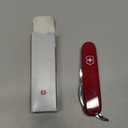 Victorinox Recruit Swiss Army Knife, 10 Functions, Swiss Made Pocket Knife with Can Opener, Screwdriver and Small Blade - Red