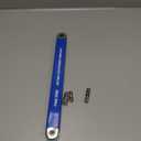 Offset Extension Wrench, Zero Degree Ratchet Extension Set Includes 1/2", 1/4" & 3/8" Drive Adapters, Ideal Universal Ratchet Extensions for Tight Spaces (Blue)