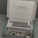 Original Solar Pool Fountain with 10-Color Lights Auto Light Sensing, Remote-Controlled, Dual-Head Adjustable Sprinkler, Compatible with Above/Inground Pools, Gray 