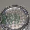 8 Pack Stainless Steel Round Serving Tray, 12 Inch Silver Oven Baking Tray, Dishwasher Safe Sturdy Metal Display Tray for Coffee Table, Bar, Party, Club, Home, Ottoman