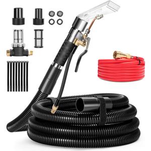 Extractor Attachment Kit for Shop Vac, Extractor Kit with Wand Hose Adapter Fit Carpet Sofa Car Cleaning for Home and Auto