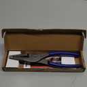 WORKPRO 8'' Long Nose Slip Joint Pliers, CR-V Needle Nose Pliers with Comfortable Grip Handles, 3-Zone Serrated Jaw from Premium Steel for Clamping, Tightening and Loosening