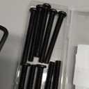cSeao 10-Pack Black 5/16"-18 * 2-3/4" Allen Head Socket Cap Bolts Screws for Furniture Table