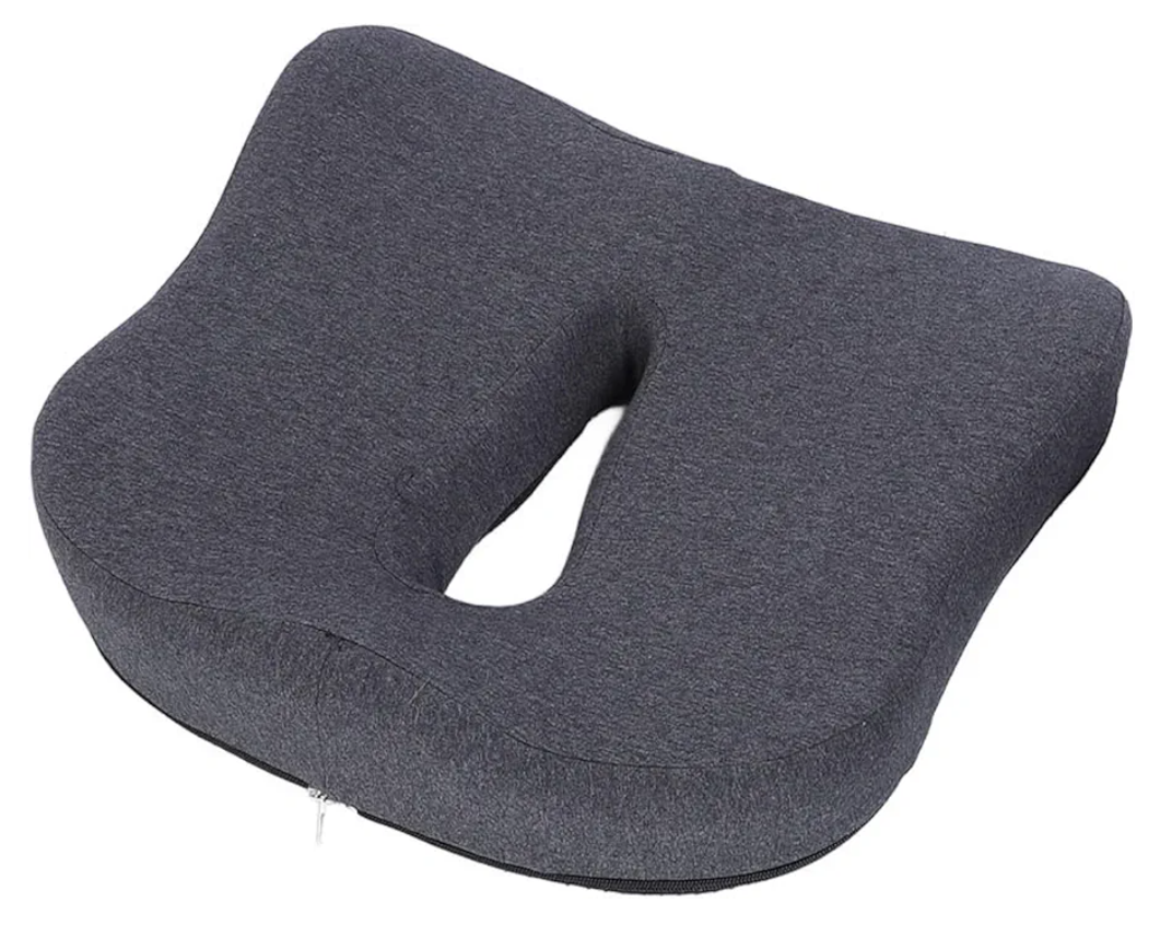 Ergonomic Chair Cushion, Memory Foam Breathable Cushion with Leg Support, Comfortable Chair Mat for Home Office