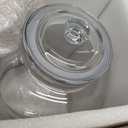 Newtay 5 Gallon Glass Beverage Dispenser with Lid, Stainless Spigot