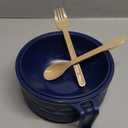 Microwave Ramen Cooker,Ramen Bowl Set,Microwave Noodle Bowl With Chopsticks and Spoon, College Dorm Room Essentials for Girls for Boys, Apartment Essentials, BPA-Free. (Deep Blue)