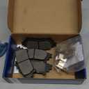 BOSCH BE1391H Blue Ceramic Disc Brake Pad Set with Hardware - Compatible with Select Lexus GS, IS, RC, RX (200t, 250, 300, 350, 450h); Toyota Highlander, Mirai, Prius V, Sienna; REAR