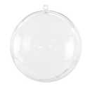 Super Z Outlet Clear Plastic Acrylic Bath Bomb Mold Shells Molding Balls Kit (120mm, 12 Pack)
