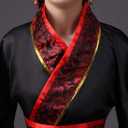 Ez-sofei Women Chinese Traditional Ancient Hanfu Costume For Stage Performance Dress (Black, S)