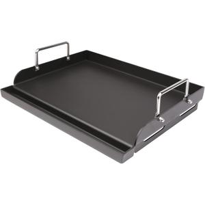 Griddle for Gas Grill, Flat Top Cast Iron Griddle Insert for Outdoor Gas Grill, 17" x13" Nonstick Coating Cooking Skillet Pan Teppanyaki for Weber Charbroil Camp Chef and Gas/Charcoal/Electric Grill