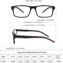 4 Pack Reading Glasses Blue Light Blocking for Men Women,Rectangular Frame Computer Readers with Spring Hinge,Reading Glasses for Men WomenAnti Eyestrain/UV Ray Eyeglasses (2.5x)