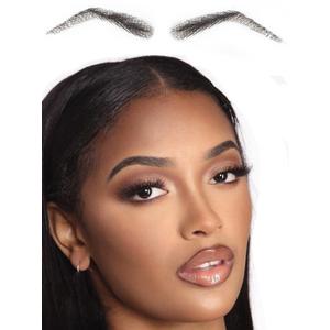 False Eyebrows for Women Realistic Human Hair Brow Extensions Easy to Use & Reusable Fake Eyebrows for Natural Look