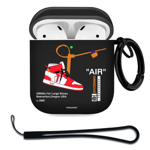 Compatible with Protective Cases Apple Airpods 2nd Generation Case Sports Basketball Football Shoe,Rugged Protective TPU Soft Replacement for Airpod 2/1 Cases Cover