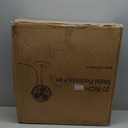 20 Inch High Velocity Pedestal Fan, Heavy Duty Industrial Standing Fan with 3-Speed & Adjustable Height (47.1"-55.1"), Metal Fan for Bedroom, Patio, Workshop & Indoor Air Circulation