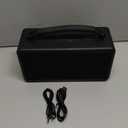 DINDIN Portable Bluetooth Speaker: 80W (Peak), 20H Playtime, Loud Wireless Wood Speakers with Bass, AUX and USB Input, Subwoofer, TWS Pairing, Vintage Speaker for Outdoor, Home, Office (Black)