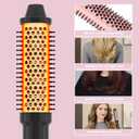 5-in-1 Curling Iron Set, Including a Curling Brush, Straightener, and 4 Interchangeable Ceramic Curling Barrels; Dual Voltage; Comes with Gloves and Hair Clips (0.351.25 inches), Rose Gold