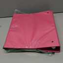 2 x Avery Durable View 3 Ring Binder, 1-1/2 Inch Slant Rings, 1 Green Binder (17835)