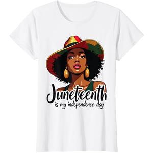 juneteenth is my independence day women T-Shirt, 1X