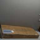 HOMEFORT 10-Tier Vertical Shoe Rack, Corner Shoe Tower, Slim Shoe Organizer with Two Hanging Hooks, Wooden Shoe Storage Stand for Entryway, Hallway, Closet, Rustic Brown (11.02"D x 11.02"W x 62.2"H)