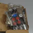 Hydraulic Flow Control Valve 2 Spool 11 GPM G Ports Adjustable Relief Lever Handle Double Acting Parallel Center Tractor Loader W/Joystick Small Tractors/Tanks Loaders Log Splitters 3600 PSI