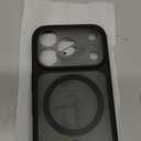 TOCOL for iPhone 17 Pro Case, Compatible with Magsafe, Built-in Magnetic Ring, Full Camera Protection, Drop Protection, Translucent Matte Phone Case for iPhone 17 Pro 6.3 inch (Black)