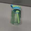 Contigo Aubrey Kids Water Bottle, 1 Pack, 14oz,  Spill-Proof Lid, Dishwasher Safe, Blue & Green