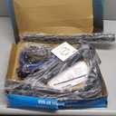 Ally Peaks Pull Up Bar for Doorway | Thickened Steel Max Limit 440 lbs Upper Body Fitness Workout Bar| Multi-Grip Strength for Doorway | Indoor Chin-Up Bar Fitness Trainer for Home Gym Portable (black)