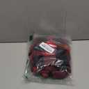 Amazon Essentials Womens Regular-Fit Long-Sleeve Lightweight Plaid Flannel Shirt (Medium, Red Buffalo Check)