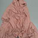 Ababalaya Women's Elegant Modest Muslim Islamic Ramadan Soft Lightweight Jersey Hijab Long Scarf (Large, Darkpink)