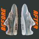 SNEAKARE Essential Shoe Cleaning Kit - 100ml Shoe Cleaner & Medium Bristle Brush - White Shoe Cleaning Kit for Sneakers - Sports Shoe Cleaner Foam Spray - Complete Shoe Care Kit