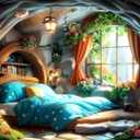 HUADADA Jigsaw Puzzles for Adults 1000 Pieces, Room with Poster Interlock Perfectly Letter on Back No Dust, Home Decor Birthday Party Gift Toy for Men Women Elders Seniors (27.5"x19.6")