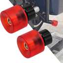 Motorcycle Decorative Wheel M12 Screw Rotatable Crash Bar End Sliders Engine Guard Collision Protector Fit for Harley Saddlebag Guard Engine Guard Bar 2Pcs