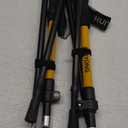 HUINING Foldable Hiking Poles Telescopic,Nordic Walking Poles Women and Men,Trekking Poles,Ultralight Trekking Poles Made of Aluminium with Lots of Accessories,110-130 cm