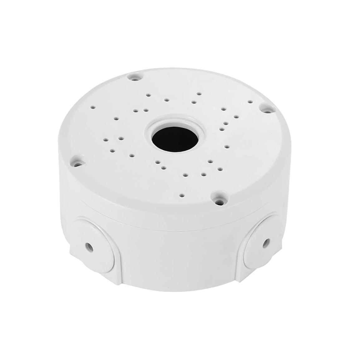 Universal Bullet Security Camera Junction Box Mount Bracket Plastic Rainproof Junction Box Mount Bracket for IP Camera Electric Enclosure, Indoor/Outdoor Wall Cable Junction Base Boxes (1 Pack)