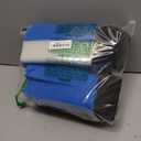 Bio Foam for Fluval 306,307 Canister Filters, Aquarium Filter Media Replacement Sponge Kit, Includes 4 White 4 Blue 4 Black Filter Foam for Fluval Fish Tank Biological Filtration, 12 Pack