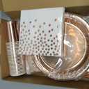 UJoyant 236 Pcs Birthday Decorations For Women, Rose Gold Party Decorations Kit For Girls Or Women - Butterfly, Hanging Swirl, Balloon Stand, Sash, Tiara, Banner, Balloon, Tableware For 25 Guest