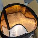 GO&SO Black Lamp Shades For Table Lamps, 13" Top x 13" Bottom x 10" High(Spider), Medium Drum Lampshade Industrial Laser Round Point Design, Replacement Living Room Desk Lamp Shade, Assembly Required