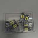 iFunyLED 10 Pieces 194 LED Bulb Super Bright 6500K T10 168 2825 W5W 34-SMD 3014 Chipsets Replacement Bulbs for Car Trunk Interior Dome Map Door Dash Courtesy License Plate Lights - Xenon White