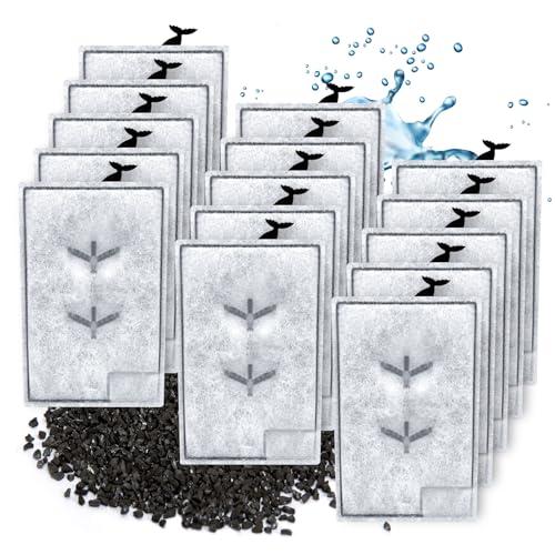 ELXXROONM Erreloda 15 Packs Extra Small Filter Cartridges Replacement Compatible with Aqueon QuietFlow E Internal Power Filter Size 3