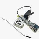 F4TZ-15219A65-A Door Lock Latch Actuator Assembly Motor Cable Rod Kit Compatible with Ford F150 Bronco 1992-1996 F250 F350 1992-1997 Front Left LH Driver Side F4TZ15219A65A