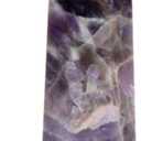 Jet International Amethyst Obelisk Tower  Natural Crystal Healing Stone for Energy, Meditation & Chakra Balancing  Spiritual Home Decor & Gift  Polished Purple Quartz Point (3 inch)