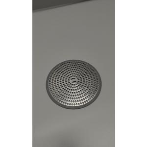 LEKEYE Shower Drain Hair Catcher/Strainer/Stainless Steel and Silicone (Gray)