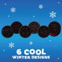 OREO Joy! Red-Colored Creme Chocolate Sandwich Cookies, Limited Edition Holiday Cookies, 18.71 oz