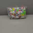 1500 Pieces Self Adhesive Foam Stickers Mini Geometry Shapes EVA Foam Stickers for DIY Art, Circle, Square, Triangle, Heart, Pentagram