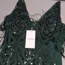 BABEYOND Women's 1920s Flapper Dress V Neck Slip Dress Roaring 20s Great Gatsby Dress for Party, Medium