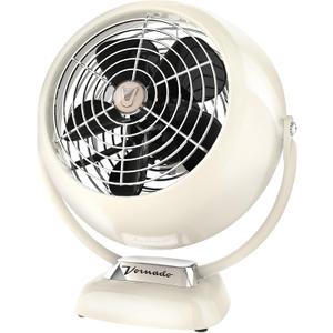 Vornado VFAN Jr. Vintage Fan, Small Metal Retro Air Circulator for Cooling & Dcor, 2 Speed Settings, Adjustable Tilt, Powerful Airflow, Vintage White
