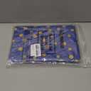 Newwiee 6 Pcs 84 Inch Polka Dot Round Disposable Tablecloths Plastic Table Cover Plastic Table Cloth with Runner Printed for 2025 Graduation Birthday Party Wedding Prom (Blue,Gold)