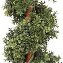 3.8FT Artificial Topiaries - Outdoor Topiary Trees for Porch & Garden Decor - Faux Topiaries & Fake Topiary Tree - Artificial Outdoor Trees Collection