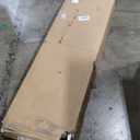 YITAHOME Farmhouse TV Stand for 65 Inch Television Stand, Entertainment Center with Power Outlets and Open Shelf, Rustic Media Console TV Cabinet for Living Room, White/Black